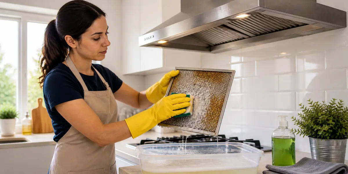 The Simplest Method to Clean Greasy Range Hood Filters